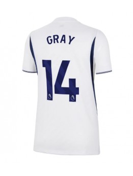 Tottenham Hotspur Archie Gray #14 Heimtrikot für Frauen 2026-27 Kurzarm Tottenham Hotspur Archie Gray #14 Heimtrikot für Frauen 2026-27 Kurzarm